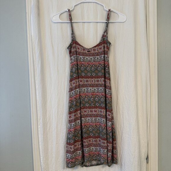 O'Neill Womens Size XS Floral Geometric Print Wrap Dress - Picture 11 of 15